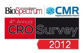 4th Annual BioSpectrum-CMR Survey' of contract and clinical research organizations (CRO) 2012