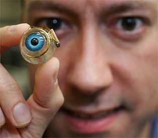 Bionic Vision Australia's prototype bionic eye implant has 24 electrodes