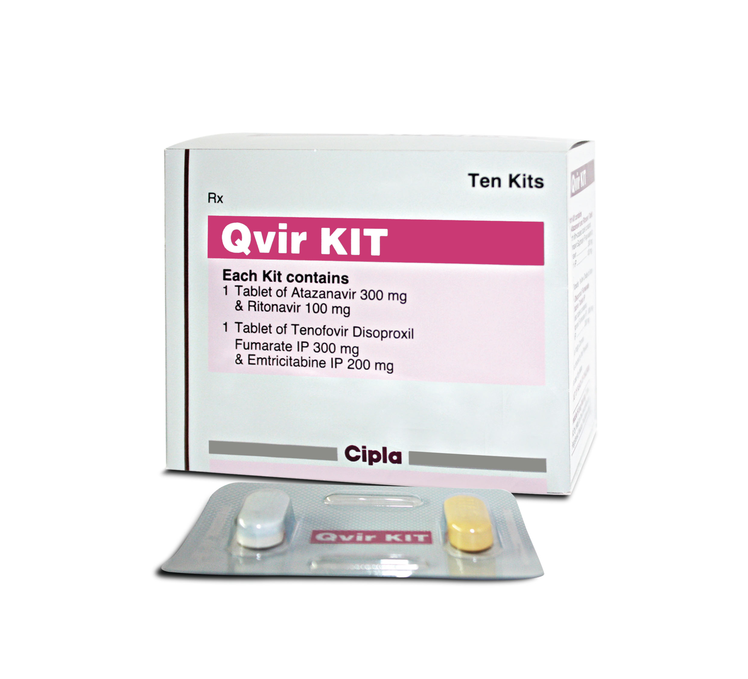 Cipla Qvir kit for HIV / AIDS