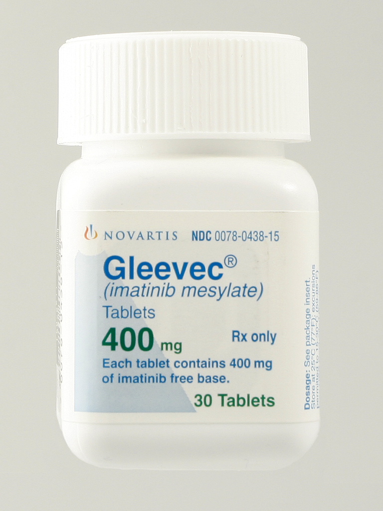 Imatinib mesylate - Branded by Novartis as Gleevec in the US and as Glivec in China and India