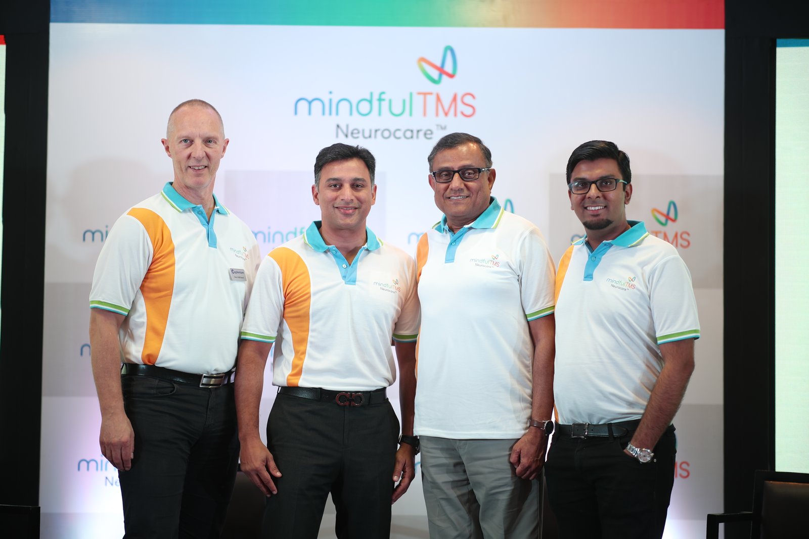 Left to Right- Mr. Pavan Ranga, Dr. Claus Mathiesen, Dr. Murli Rao, Dr. Jateen Ukrani