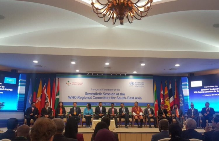 Maldives host Seventieth Regional Committee session of WHO South-East Asia