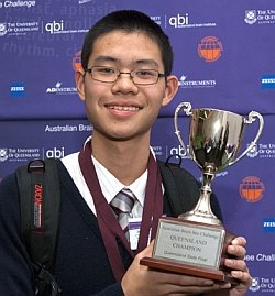 Mr Jackson Huang, winner of the Australian Brain Bee Challenge (ABCC), has been named Australia's 'neuroscientist of the future'
