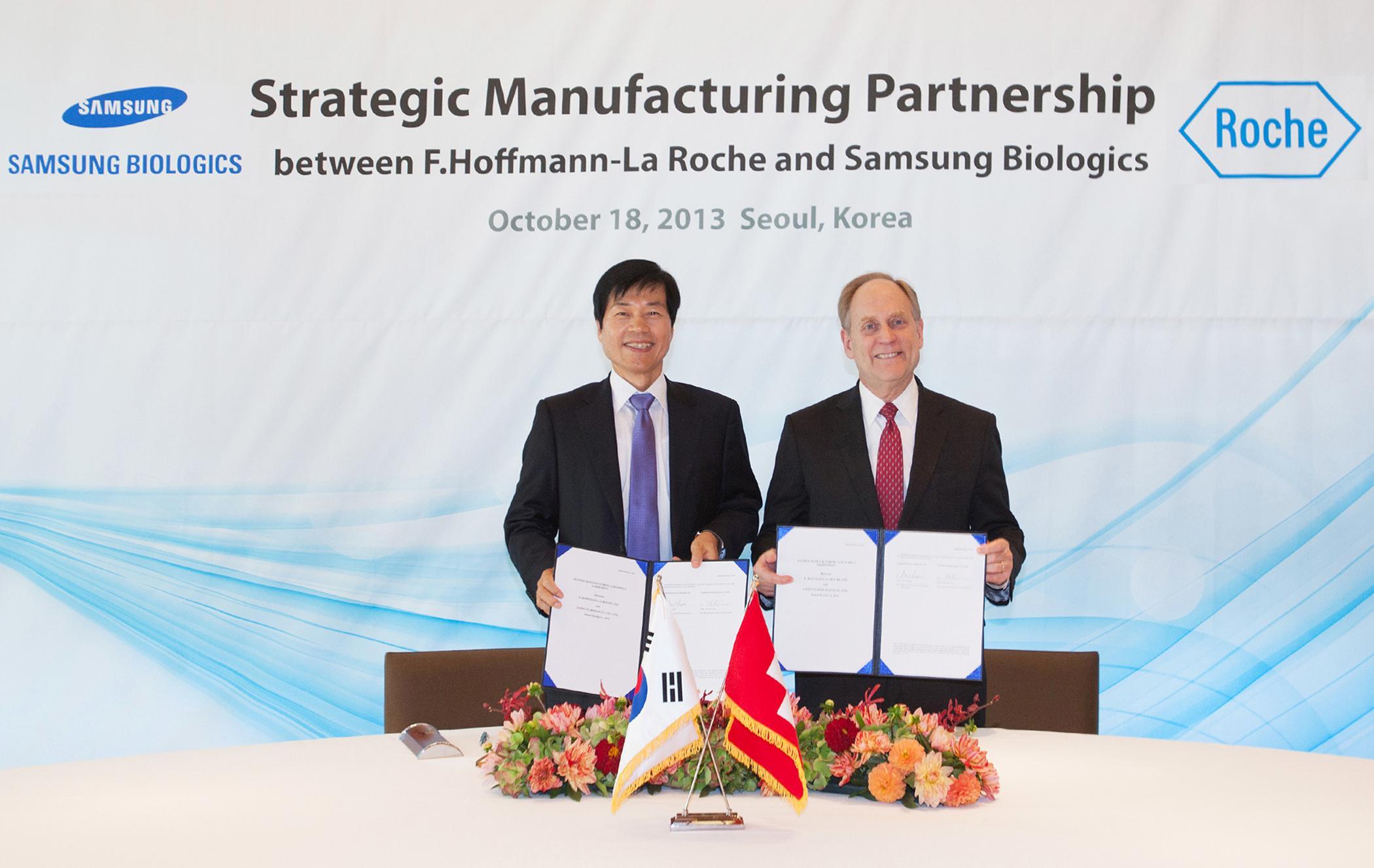 Samsung BioLogics and Roche sign long term strategic manufacturing agreement for biologic medicines 